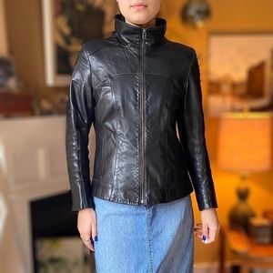 Really beautiful buttery soft genuine leather Danier black leather jacket